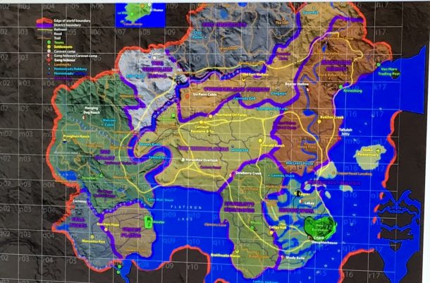 Red Dead Redemption 2's Map