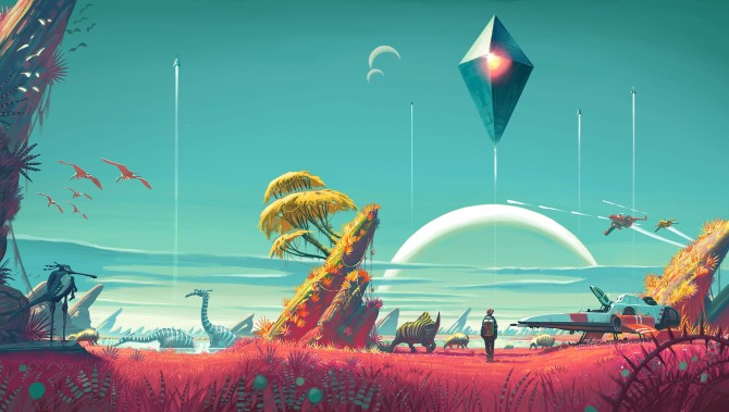 حجم بازی No Man’s Sky برروی دیسک 6 گیگابایت است