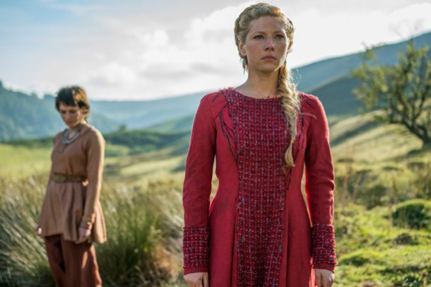 Josefin-Asplund-and-Katheryn-Winnick-in-Vikings