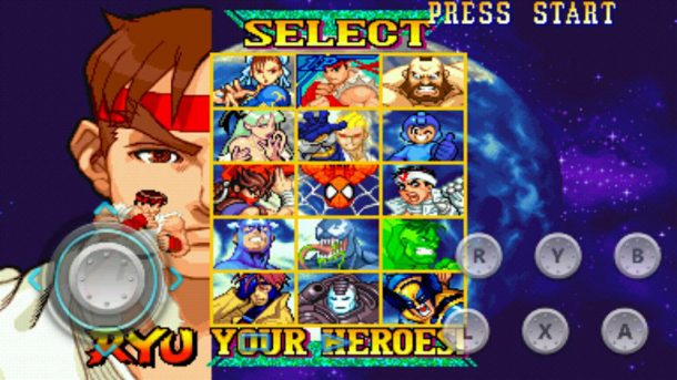 بازی موبایلی Marvel VS Capcom: Clash Of Super Heroes