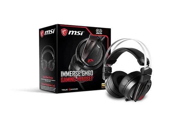 MSI از هدست گیمینگ Immerse Gh60 رونمایی کرد