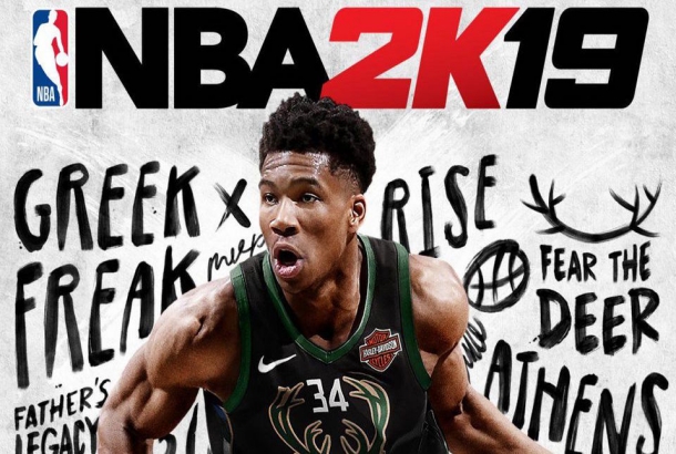 یانیس آنته‌توکومپو بر روی کاور نسخه استاندارد بازی NBA 2K19 قرار می‌گیرد