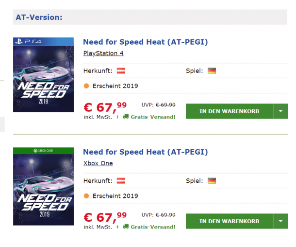 بازی Need For Speed Heat