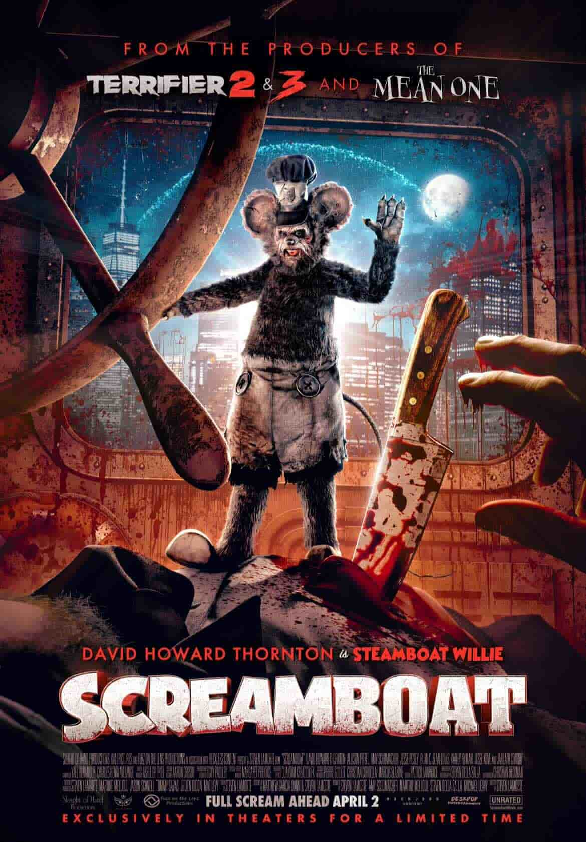 میکی ماوس در قالبی ترسناک؛ اولین پوستر فیلم Screamboat رونمایی شد  