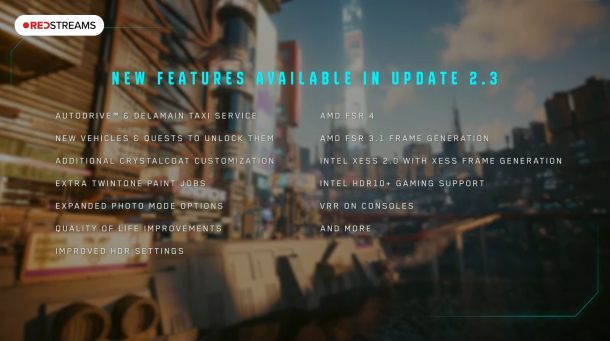 آپدیت جدید Cyberpunk 2077