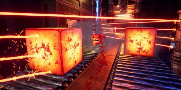 گیم‌پلی بازی Super Meat Boy 3D