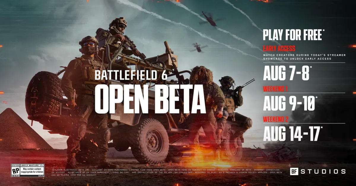 جزئیات بتای رایگان Battlefield 6 مشخص شد؛ تاریخ شروع و حجم دانلود