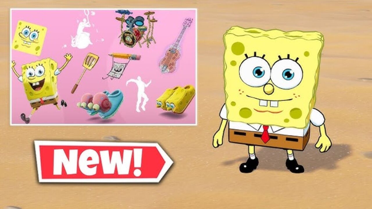 باب اسفنجی به فورتنایت آمد؛ شلوار مکعبی در دنیای بتل رویال!