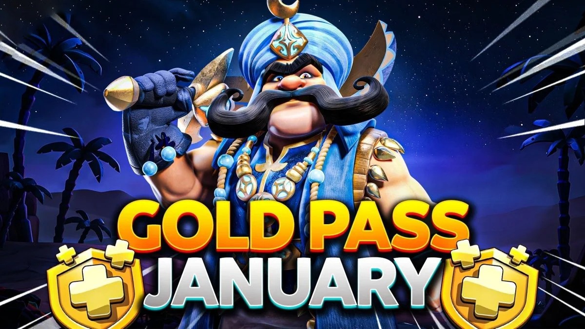 شروع طوفانی سال نو؛ گلد پس ژانویه ۲۰۲۶ کلش اف کلنز با تم صحرا از راه رسید!