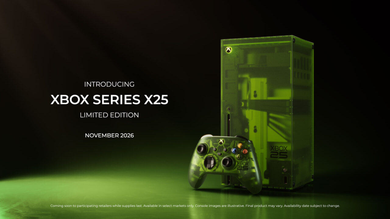 کنسول جدید XBOX Series X25 با طراحی شفاف به مناسب ۲۵ سالگی ایکس‌باکس رونمایی شد