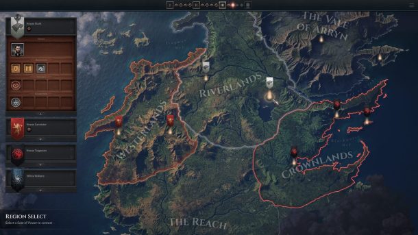 گیم‌پلی Game of Thrones: War for Westeros