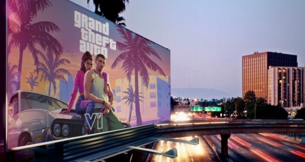 نصب بیلبورد GTA 6 با هلیکوپتر؛ یک میلیون دلار هزینه برای «به وایس سیتی خوش آمدید»